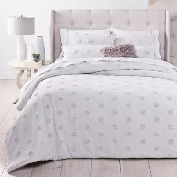 WHIM by Martha Stewart Collection 3-PC. Tufted-Chenille Dot Full/Queen Comforter - Picture 1 of 5
